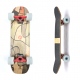 Street Fighter Wasabi Cruiser Skateboard
