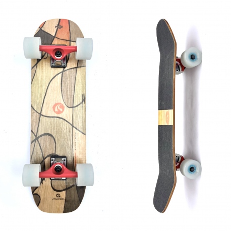 Street Fighter Wasabi Cruiser Skateboard